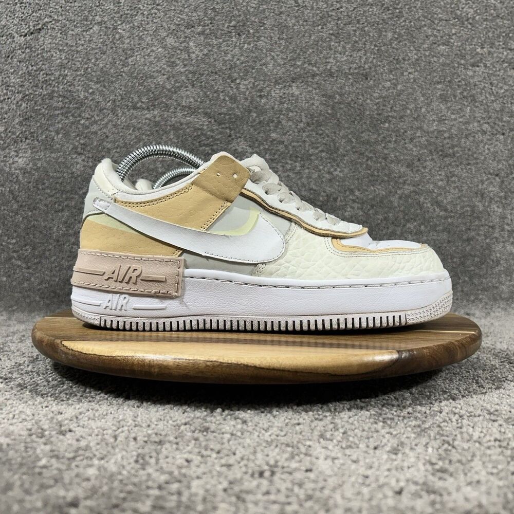 Nike Air Force 1 Low Shadow CU3012-002 Women's Size 8.5 Spruce Aura Shoes Used